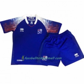 Günstige Fußballtrikots Island Kinder WM 2018 Heimtrikotsatz kaufen